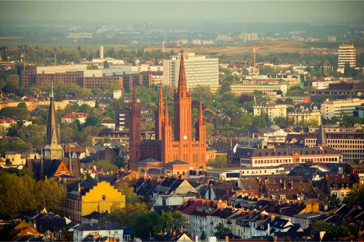 TKW-Gebaeudereinigung - Unterhaltsreinigung Wiesbaden - Skyline